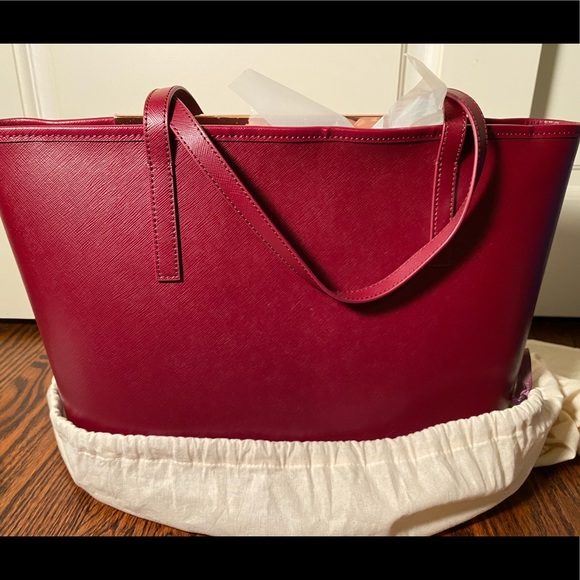 Ted Baker London Ariel Crosshatch Shopper w/ Pouch - Picture 3 of 6